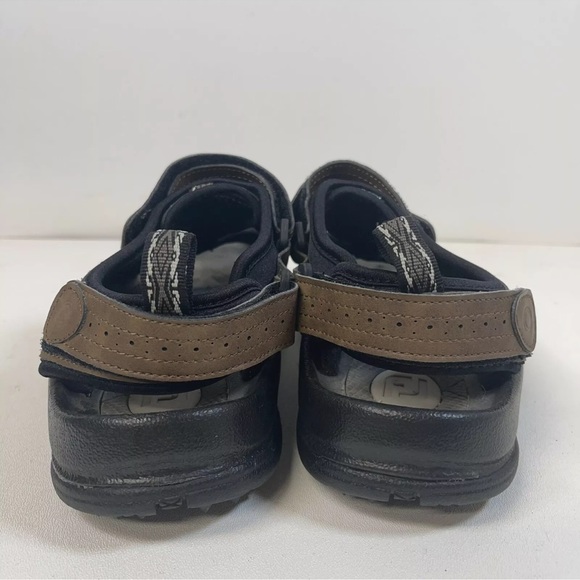 Footjoy Golf Sandals Mens Size 8 M Brown Adjustable Straps w/ Spikes 45493 - Picture 7 of 8